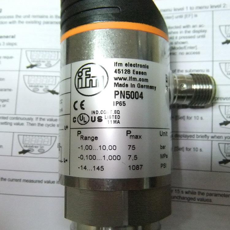 IFM易福门压力传感器PN5004德国IFM传感器